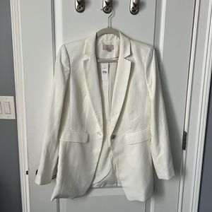 NWT Loft White blazer - modern limited edition color